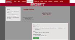 Desktop Screenshot of macchiatotogo.com